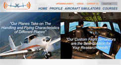 Desktop Screenshot of in-flightsimulation.com