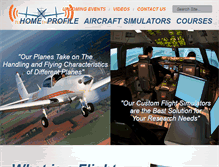 Tablet Screenshot of in-flightsimulation.com